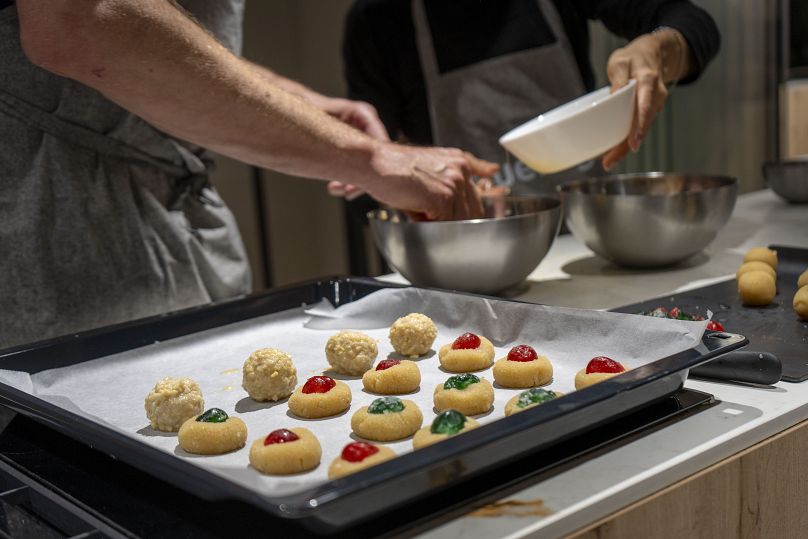 O fim está próximo - preparar os panellets para cozer