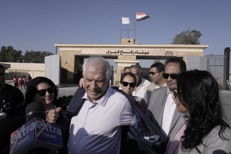 جوزپ بورل در مرز رفح
