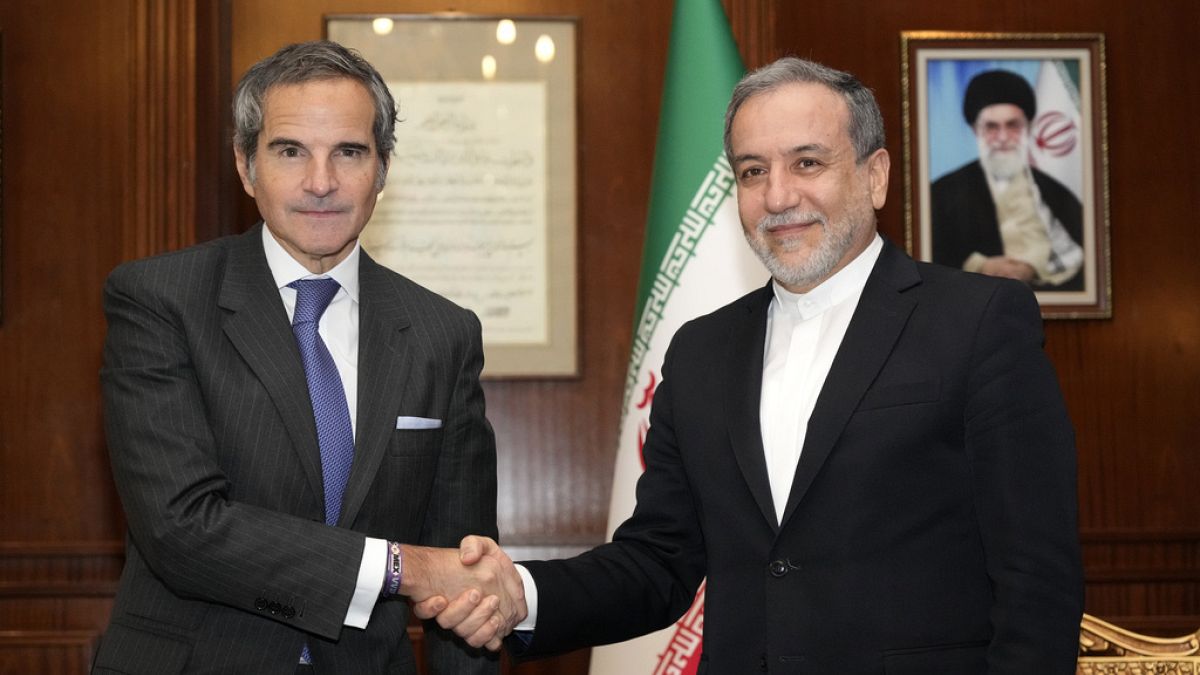 رافائل گروسی و عباس عراقچی در تهران