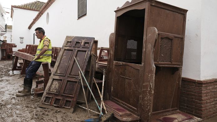 Historic floods in Malaga leave city paralysed and thousands homeless