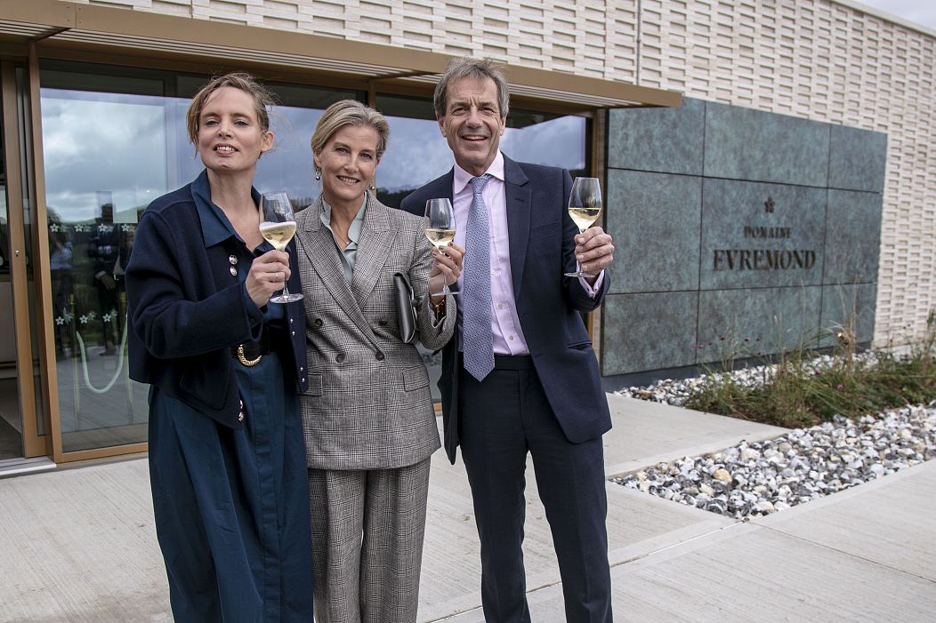 Patrick and India McGrath with HRH The Duchess of Edinburgh at the official opening