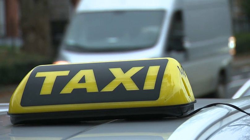 Taxi drivers demonstrated in Brussels over the impacts of ride-hailing platforms on their livelihoods.