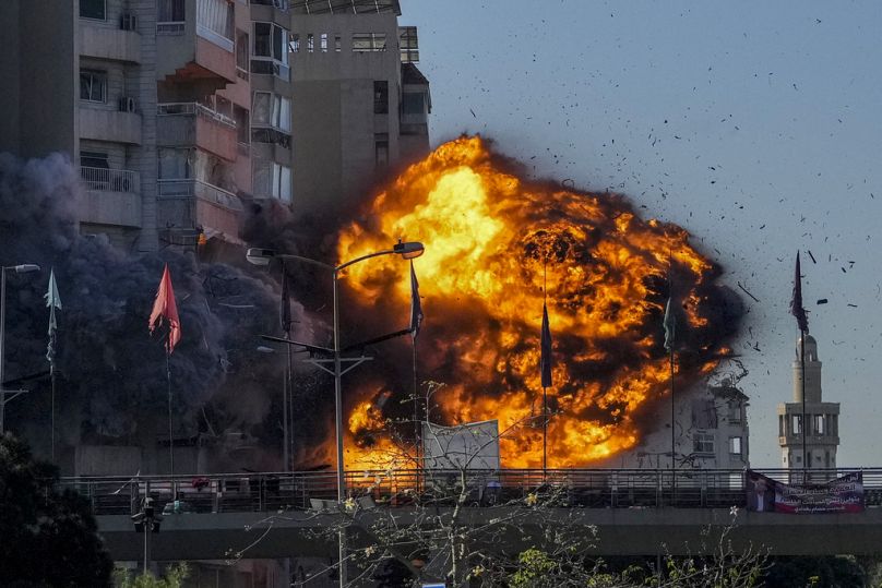 Η έκρηξη στο κτίριο τη Βηρυτου