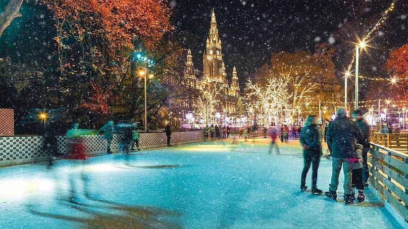 Ice World at Christmas Market, Rathausplatz