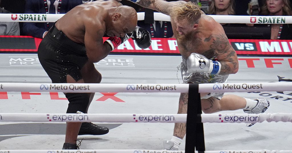 Boos and questions after Jake Paul, 27, beats 58-year-old Mike Tyson