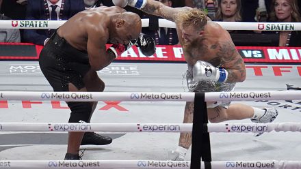 Boos and questions after Jake Paul, 27, beats 58-year-old Mike Tyson