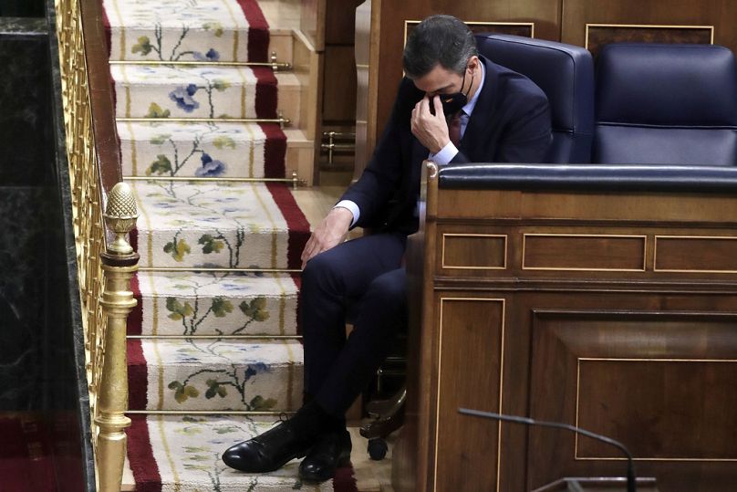 Abascal a spanyol parlament alsóházában, 2020