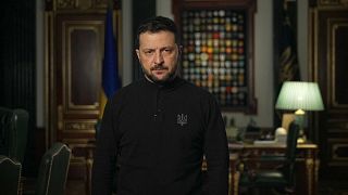 Volodymyr Zelenskyy nel suo discorso notturno a Kiev, 17 novembre 2024