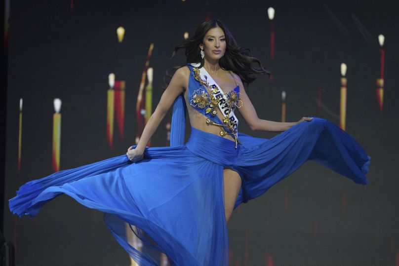 Miss Puerto Rico, durante el concurso.