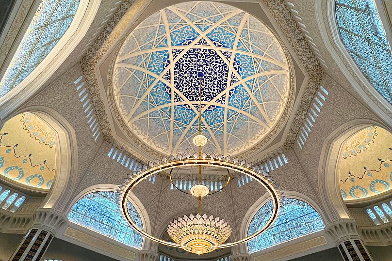Inside the central dome
