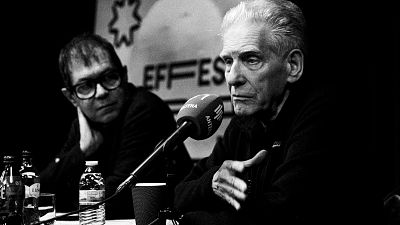 David Cronenberg with António Costa, deputy director of LEFFEST