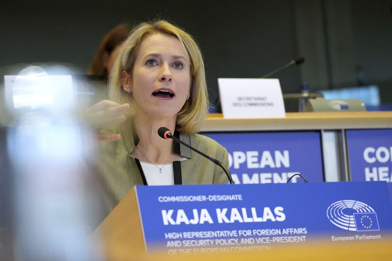 Kaja Kallas, candidata de Estonia a alta representante de la Unión Europea y vicepresidenta de Asuntos Exteriores y Política de Seguridad