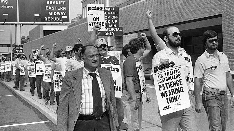 Légi irányítók tüntetése, 1981