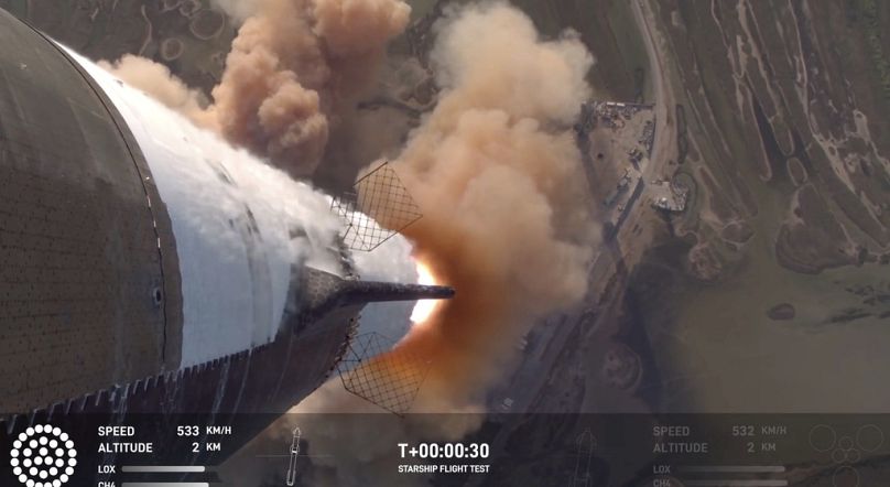 La fusée SpaceX Starship décolle de Boca Chica au Texas, le mardi 19 novembre 2024.