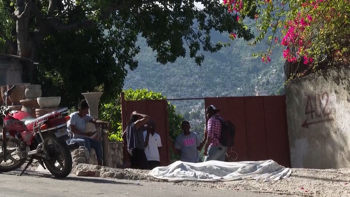 Bodies lie on the street after upscale Haiti neighborhood targeted in gang attacks