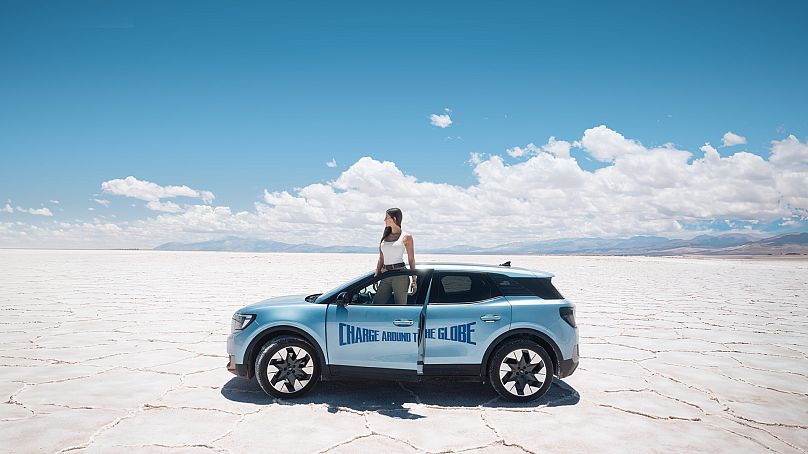 'Lexi Limitless' visited many remote EVs during her world record attempt