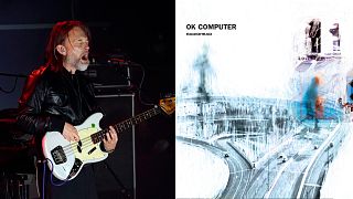Thom Yorke performs with the Smile/OK Computer cover