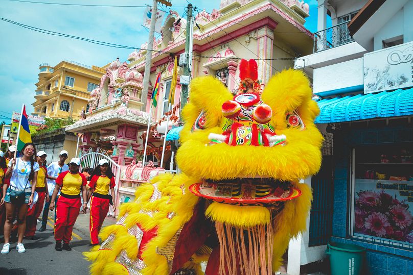 Chinesischen Frühlingsfest auf Mauritius