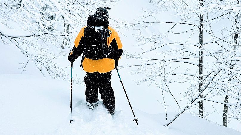 Esquiar fuera de los caminos trillados en Georgia