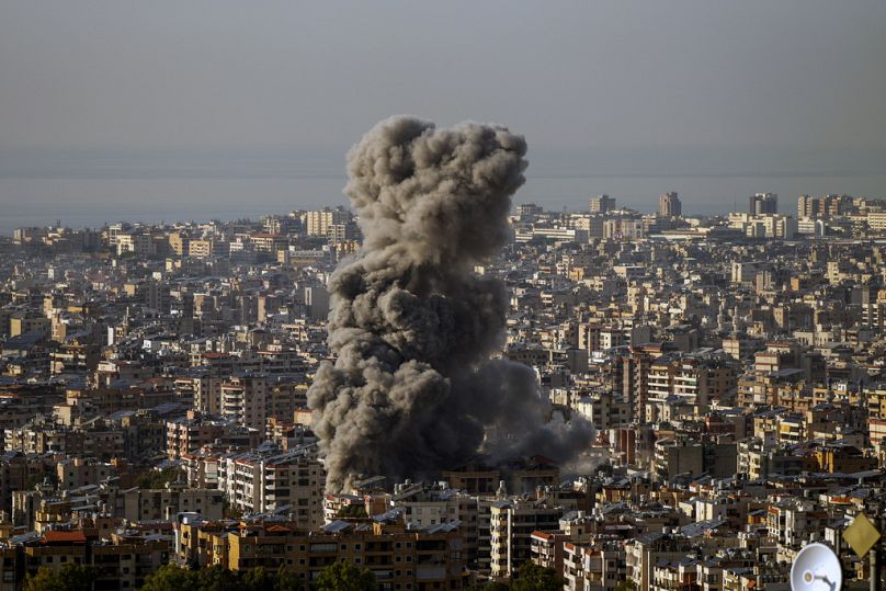 Ataques israelís en Beirut