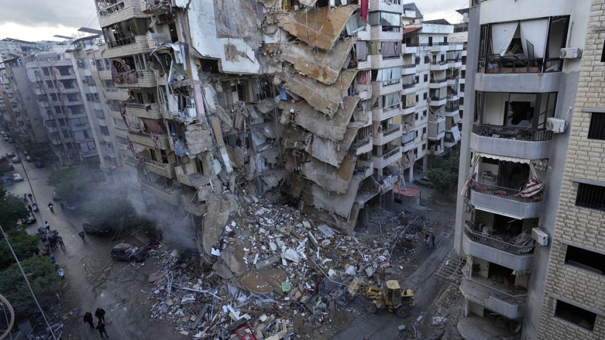 Israel launches heavy airstrikes on southern suburbs of Beirut