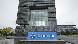 La sede centrale di Thyssenkrupp a Essen, Germania, 8 ottobre 2024