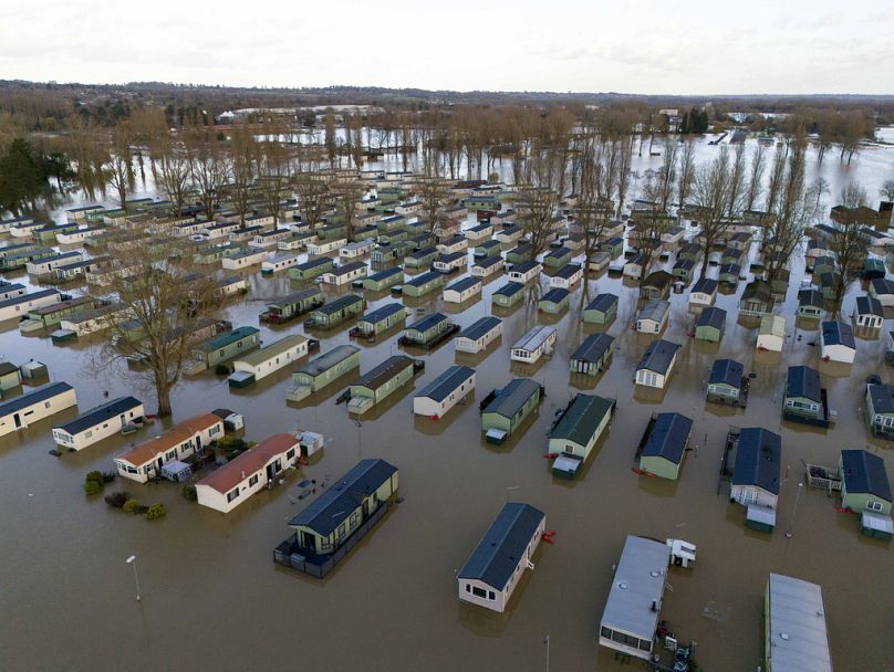 Storm Bert continues to cause disruption in Northampton, UK