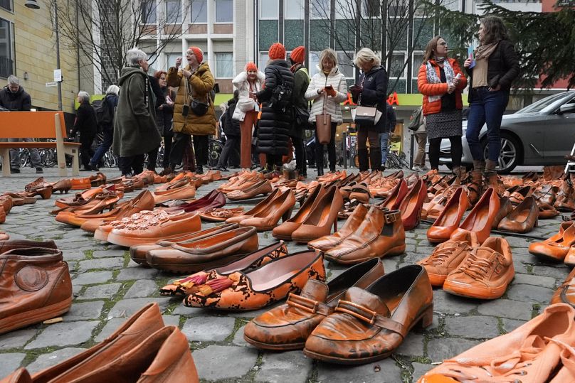 Jedes Paar Schuhe steht für einen Femizid