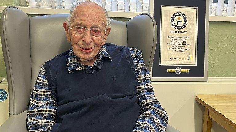 The world's oldest man, aged 112, has died in England 