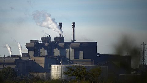 ArcelorMittal steel plant in Fos-sur-Mer, southern France