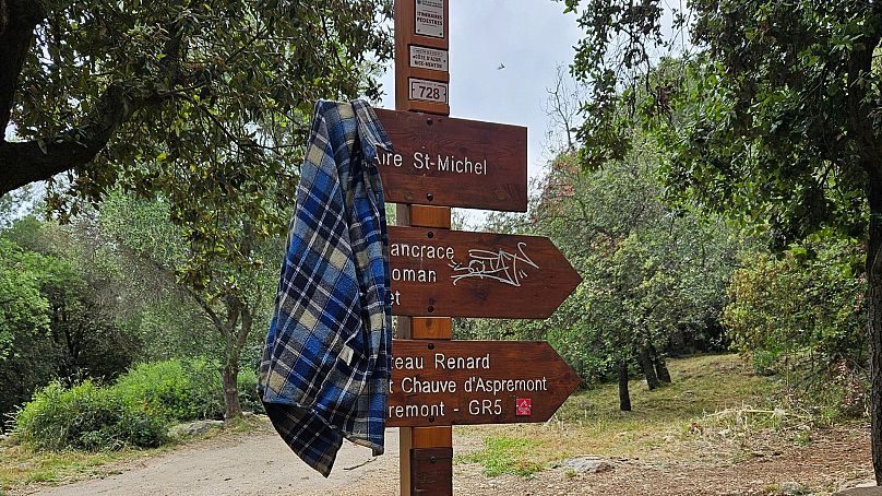 A signpost marks the many paths