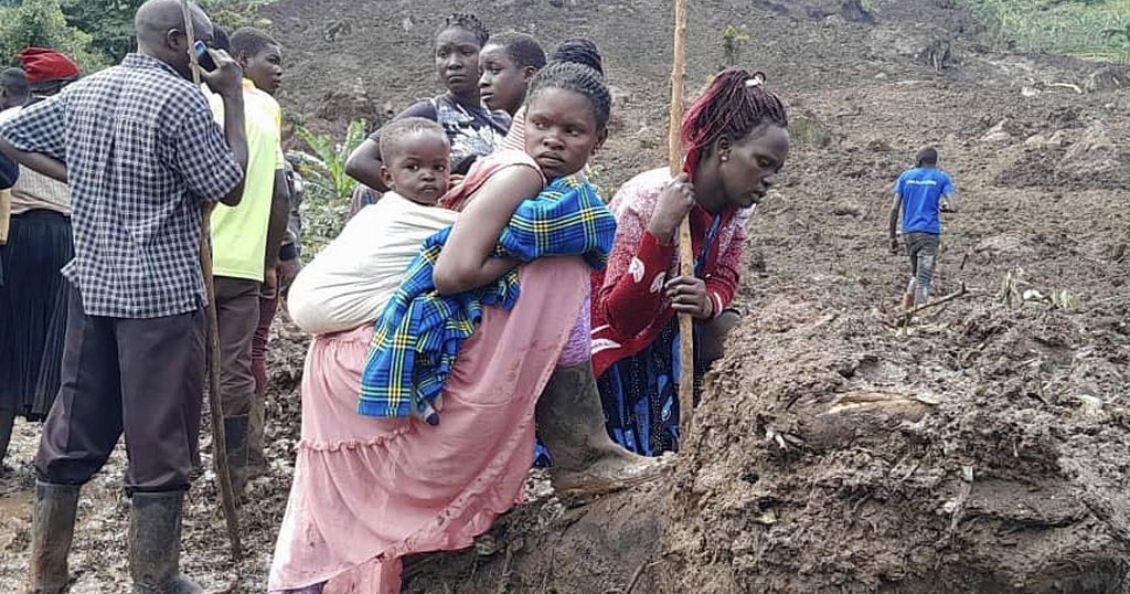 Death toll in Uganda landslides rises to 20 as search continues