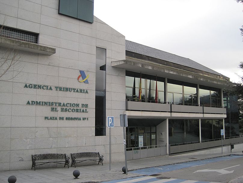 Sede de la AEAT en El Escorial, Madrid, España. 