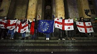 La Georgia è stata scossa da quattro notti consecutive di proteste.