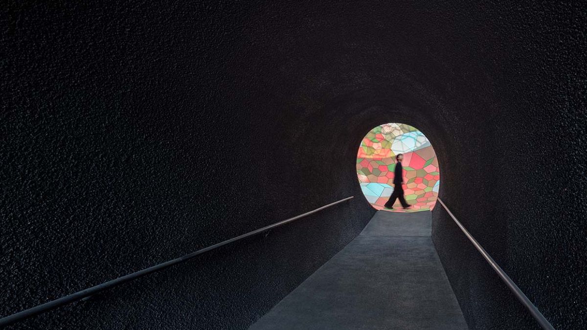 Discover Icelandic-Danish artist Olafur Eliasson’s lava-tiled dome on a remote Korean island