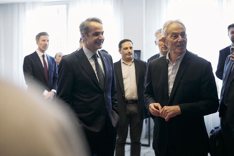 Κυριάκος Μητσοτάκης και Τόνι Μπλερ