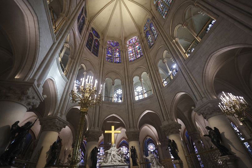 Une vue de la cathédrale Notre-Dame, vendredi 29 novembre 2024 à Paris.
