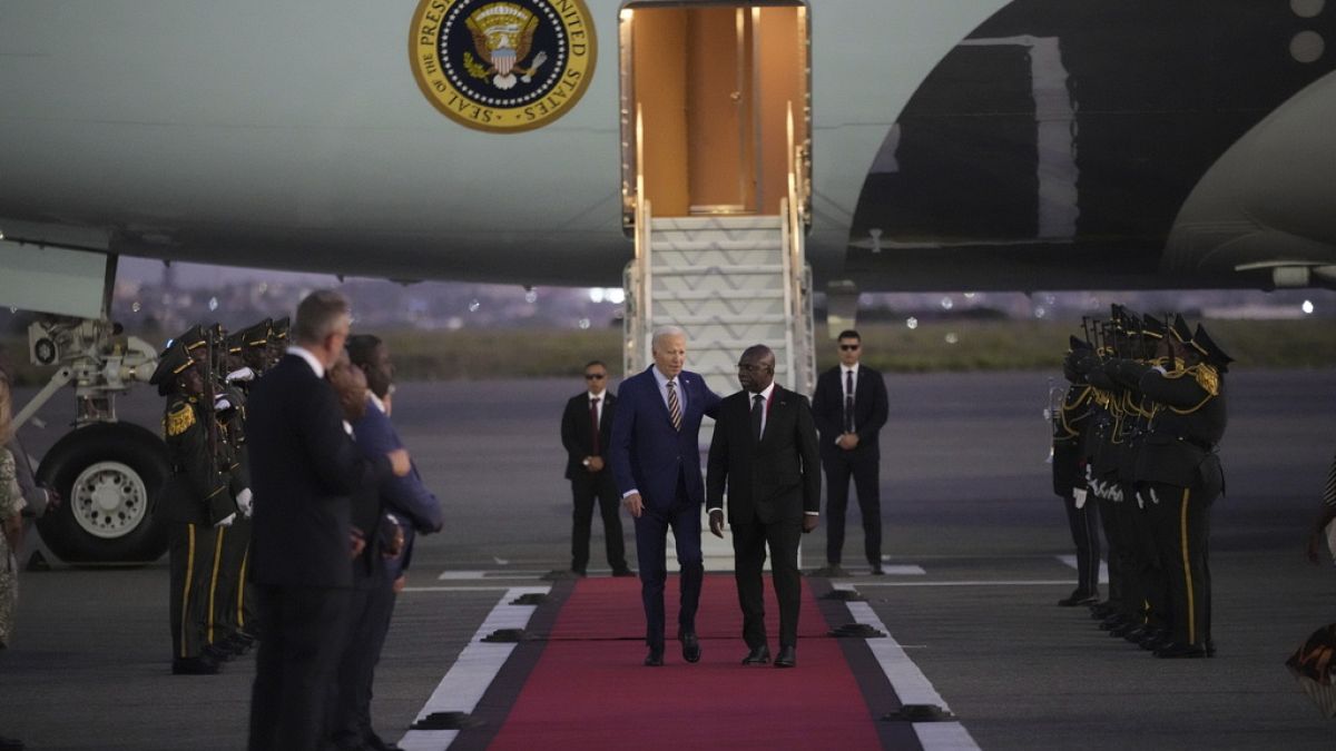 Joe Biden becomes first US president to pay visit to Angola