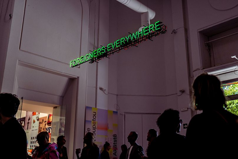 The theme of the 2024 Venice Biennale was 'Foreigners Everywhere'