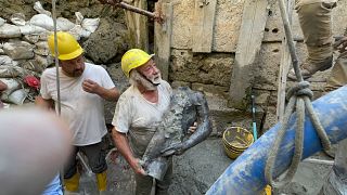 Recupero di un tronco maschile, San Casciano dei Bagni