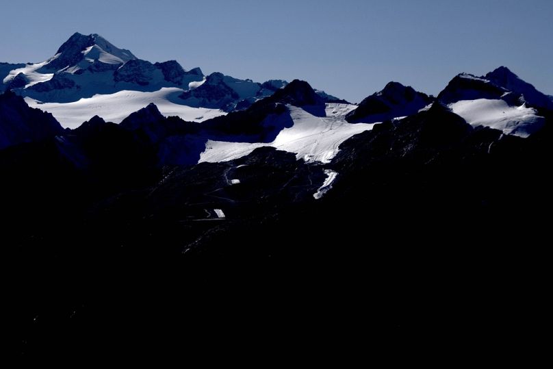 Un ghiacciaio nelle Alpi