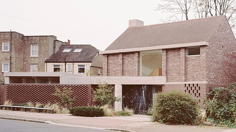 Exterior of the Six Columns home in Crystal Palace, London, UK. 