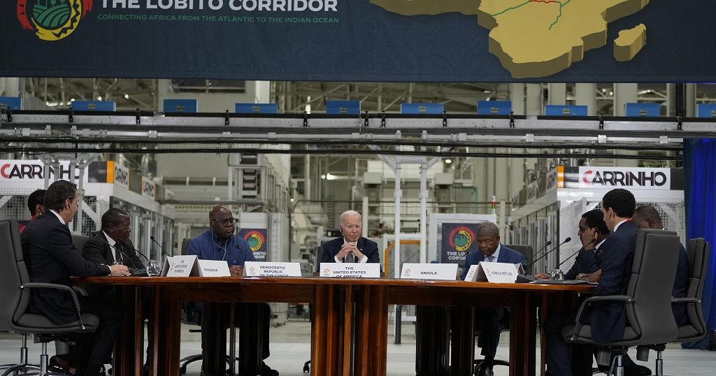 Biden pledges millions for ambitious railroad to Zambia, Congo