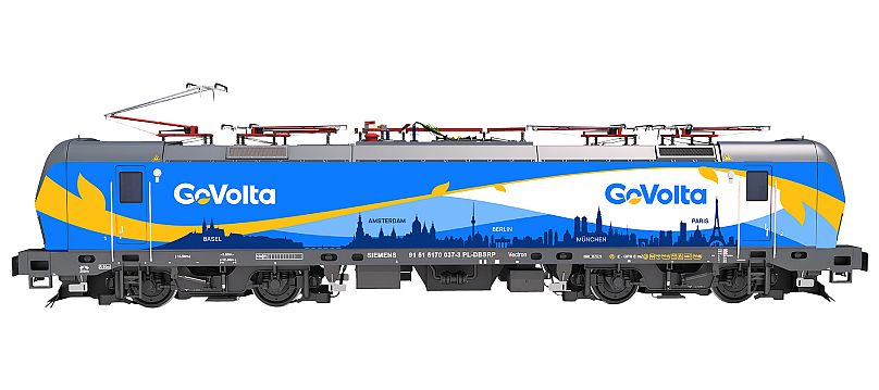 GoVolta non ha ancora nessun treno, ma ha rilasciato un mockup di quello che verrà utilizzato