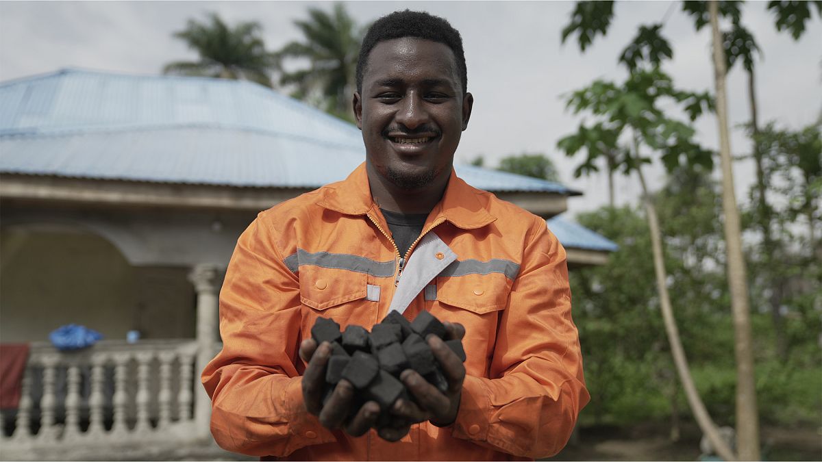 Watch: The innovator from Sierra Leone turn coconuts into fuel