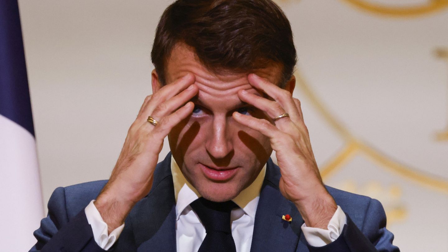Macron se enfrentó a una agitación política sin precedentes y a una pérdida  de apoyo en 2024 | Euronews
