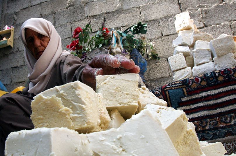 الصابون النابلسي الفلسطيني المصنوع بطرق تقليدية