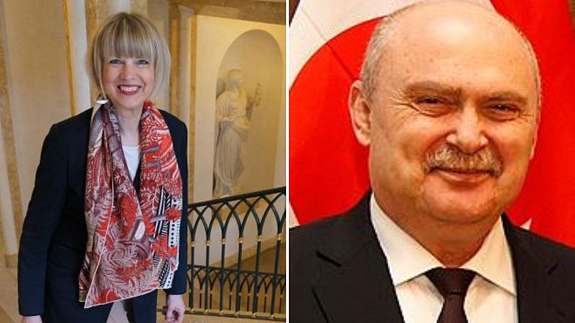 Helga Maria Schmid és Feridun Sinirlioğlu