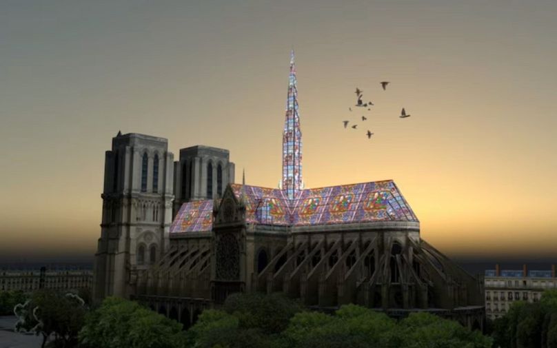 Egy építész üvegtornyot és -tetőt álmodott meg a Notre-Dame tetejére