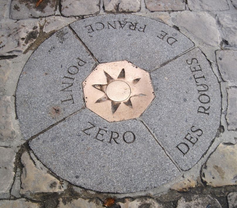 A francia 0 kilométerkő